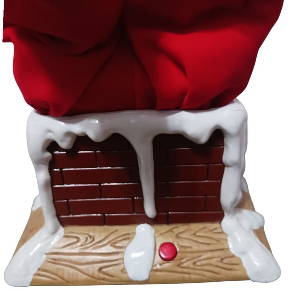 Gemmy Santa Claus Stuck In Chimney Animated Christmas Decor Figurine Sound - Picture 8 of 9